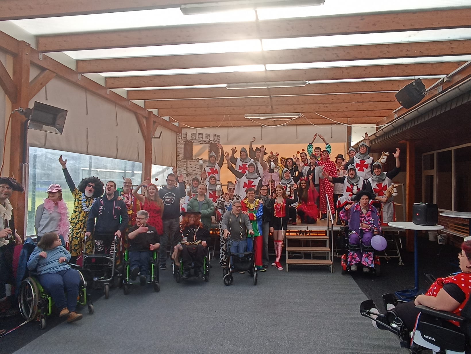 Jeckes Treiben im Donsbrüggener Platzhaus